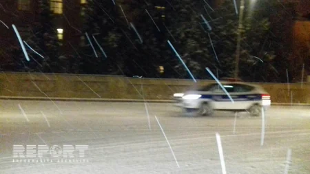 Havanın kəskin pisləşməsi Quba-Xaçmaz yolunda qəzalara səbəb olub - FOTO