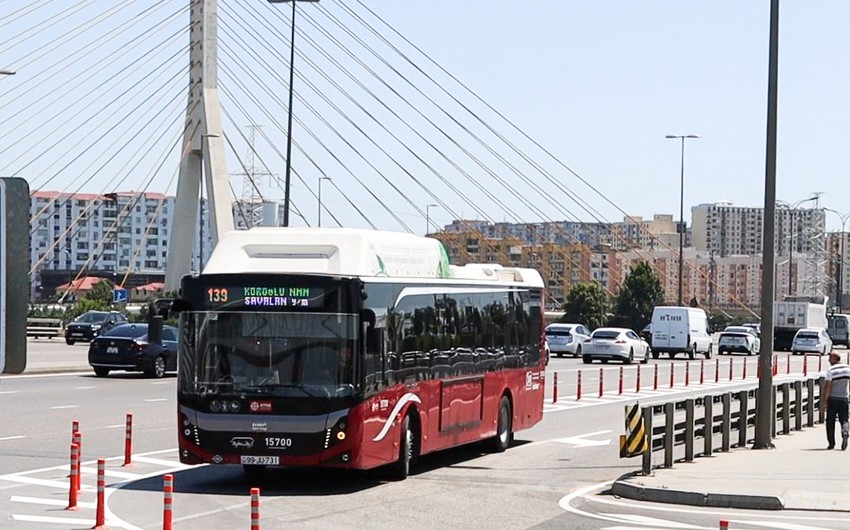 Koroğlu NMM-dən hərəkət edən 300-dən çox avtobus Heydər Əliyev prospektinə daxil olmayacaq