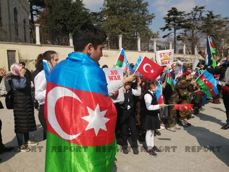 Beyazit meydanında Xocalı soyqırımının 30-cu ildönümü ilə əlaqədar aksiya keçirilib