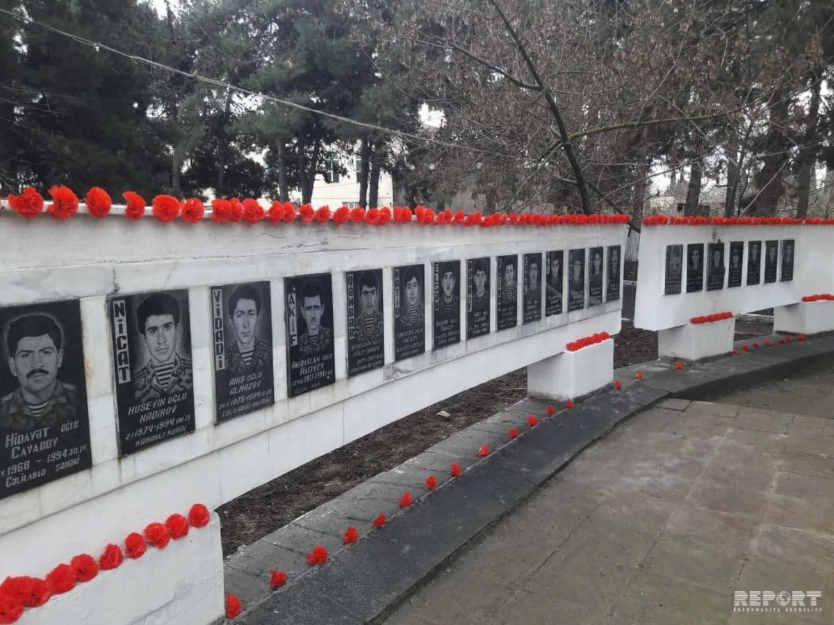 Cəlilabadda 20 Yanvar faciəsinin 30-cu ildönümü ehtiramla anılıb - VİDEO