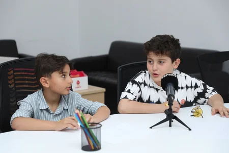 Festive atmosphere at Report News Agency on Children's Day