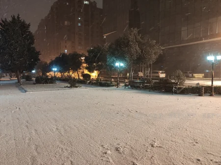 Bakıda qışın ən soyuq gecəsi - YENİLƏNİB