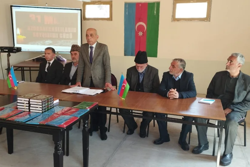 Göyçayda 31 Mart Azərbaycanlıların Soyqırımı Günü ilə əlaqədar tədbir keçirilib