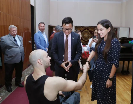 Leyla Əliyeva “Arqonavtlar” beynəlxalq inklüziv tamaşasında iştirak edib - FOTO