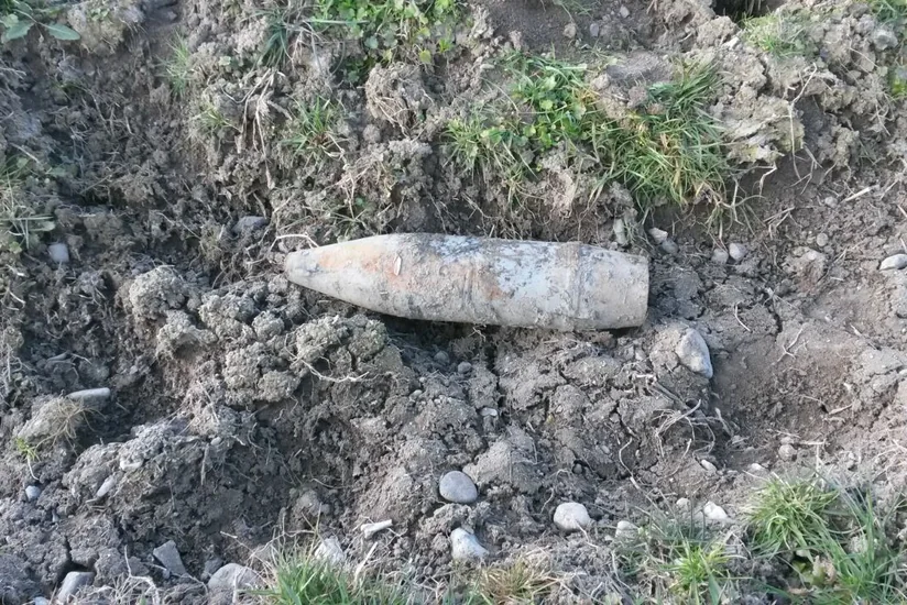 Ağdamda 1 ədəd partlamamış top mərmisi aşkarlanıb