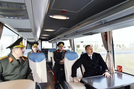 Ali Baş Komandan İlham Əliyev yeni hərbi şəhərciyin açılışında iştirak edib - YENİLƏNİB