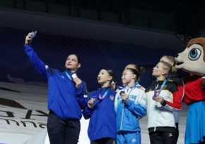 Азербайджанские гимнасты завоевали медали на Кубке мира в Баку
