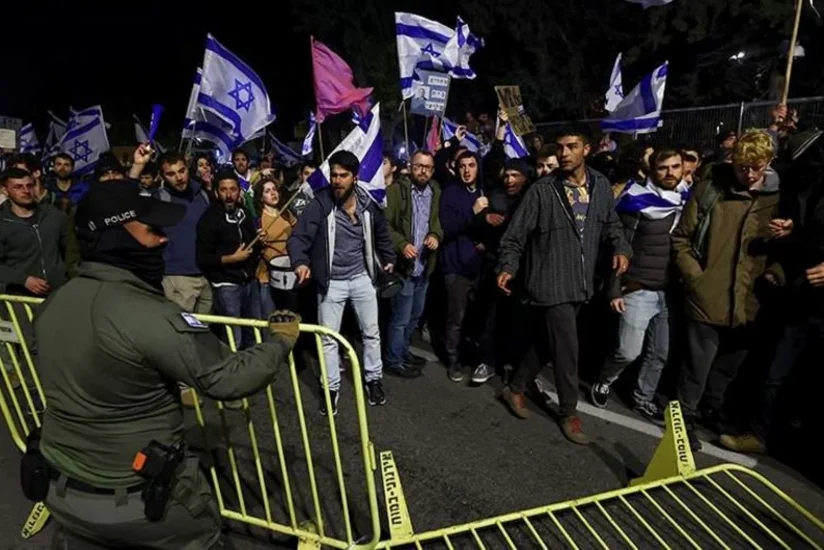 İsraildə kütləvi etirazlar yenidən başlayıb