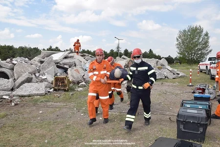 Azərbaycan, Gürcüstan və Türkiyə xilasediciləri birgə təlim keçiriblər