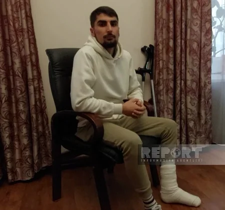 Ukraynanın azərbaycanlı polis döyüşçüsü - FOTOREPORTAJ