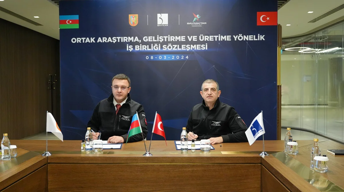 Azerbaijani Defense Ministry signs co-op document with Turkish Baykar Company