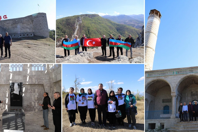 Meskhetian Turks visit Shusha