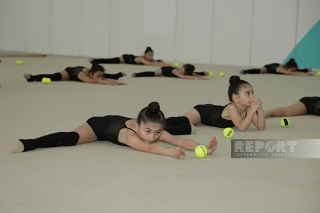 Naxçıvan və Zirə bədii gimnastları MGA-da təlim-məşq toplanışında iştirak edirlər