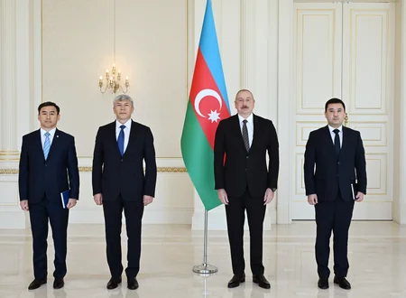 President Ilham Aliyev receives credentials of incoming Kyrgyz ambassador