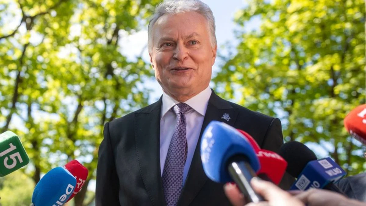 Lithuania President Nausėda wins landslide re-election