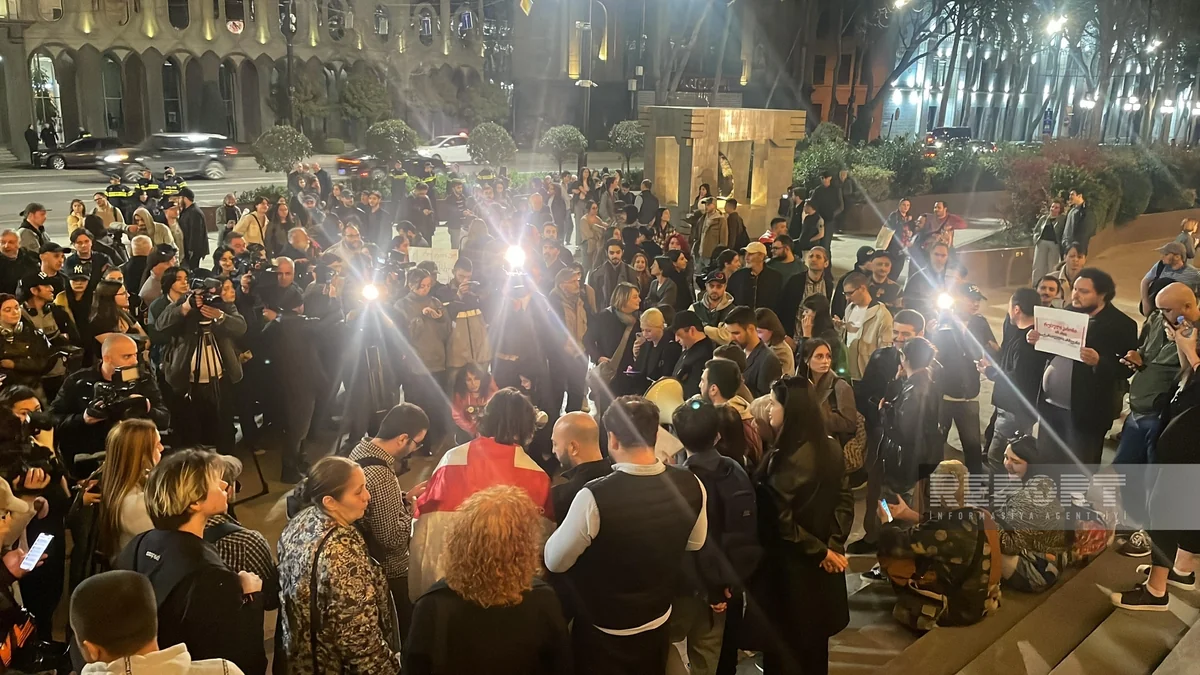 Gürcüstanda “Xarici agentlər haqqında” qanuna qarşı etiraz aksiyası başlayıb