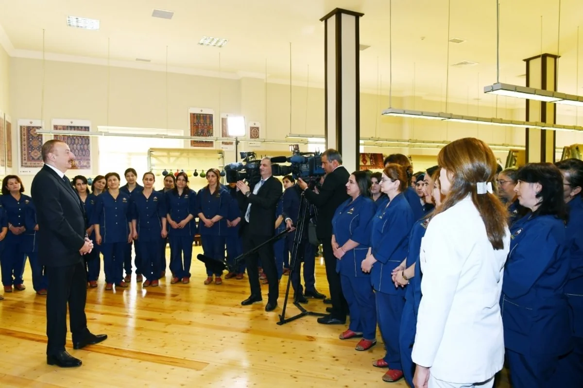 President Ilham Aliyev attended opening of Gabala branch of Azerkhalcha OJSC