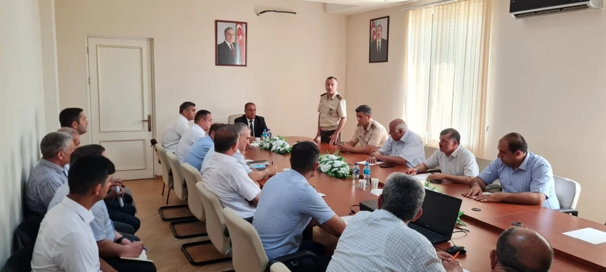 FHN Zəngilanda yanğın təhlükəsizliyi ilə bağlı tədbir keçirib