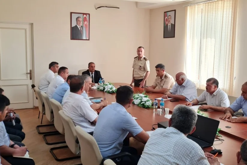 FHN Zəngilanda yanğın təhlükəsizliyi ilə bağlı tədbir keçirib