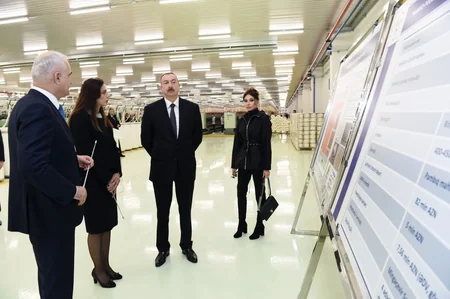“Mingəçevir Tekstil” MMC-nin iplik istehsalı üzrə iki müəssisəsinin açılışı olub