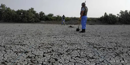 Biləsuvarda 25 ədəd partlamamış hərbi sursat tapılıb