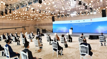 Ilham Aliyev inaugurates Garadagh Solar Power Plant