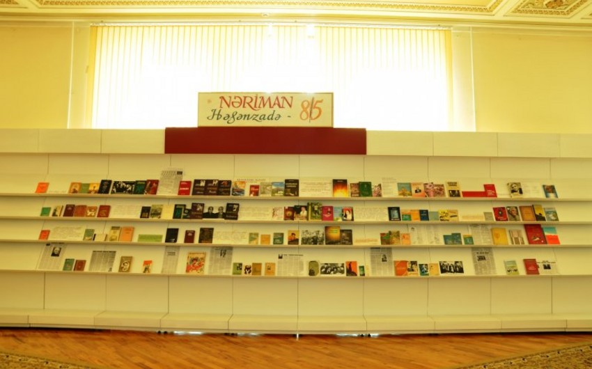 Milli Kitabxanada Nəriman Həsənzadə-85 adlı kitab sərgisi açılıb