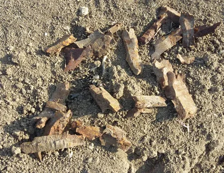 ​Ağdamda partlamış top mərmilərinin qalıqları aşkarlanıb