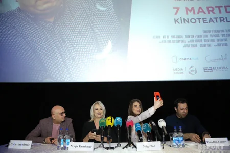 CinemaPlusda “Çat Kapı Aşk” filmi ilə bağlı mətbuat konfransı keçirilib
