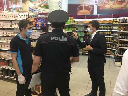 Bakıda marketlərdə reyd keçirilib, cərimələnənlər var