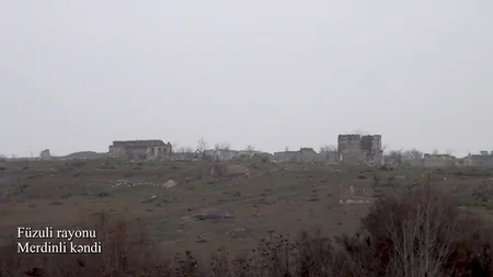 Footage from Merdinli village of Fuzuli