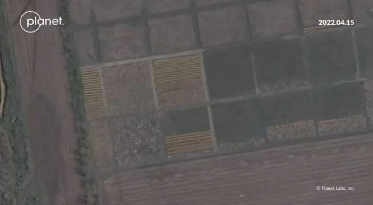 На спутниковых снимках Херсона нашли более 800 новых могил