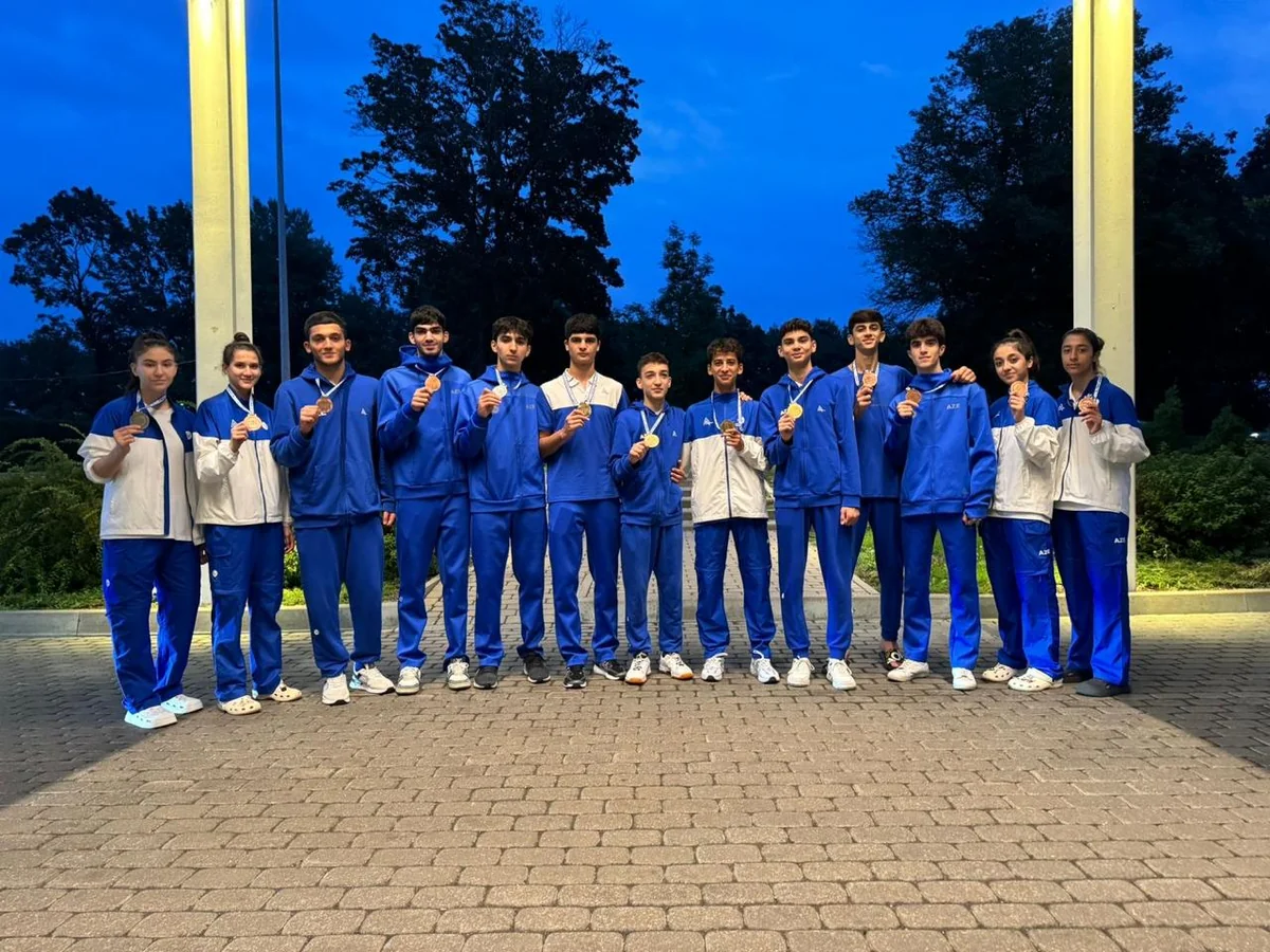 Azərbaycan taekvondoçuları Latviyada G-1 kateqoriyalı yarışda 13 medal qazanıb