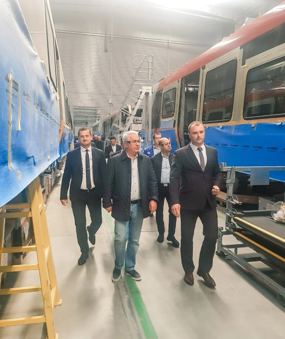 Azərbaycan Dəmir Yolları”nın sədri Stadler Minsk zavodunda olub