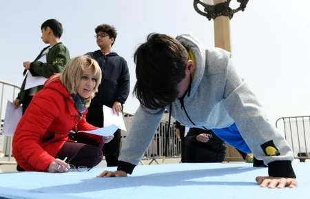 Bakı Bulvarında Beynəlxalq İdman Günü münasibətilə tədbir keçirilir