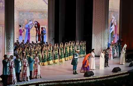 Daşkənddə Azərbaycan və Özbəkistan incəsənət ustalarının birgə qala konserti olub