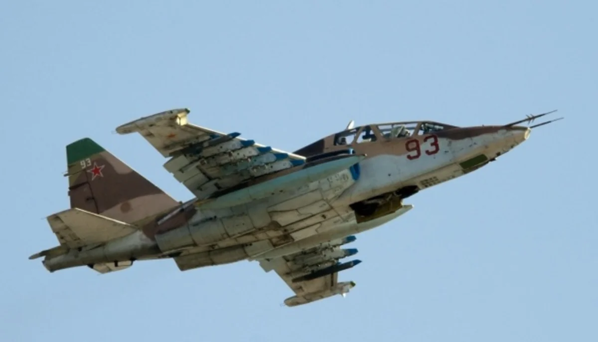 Russia's Su-25 fighter jet shot down in Ukraine 