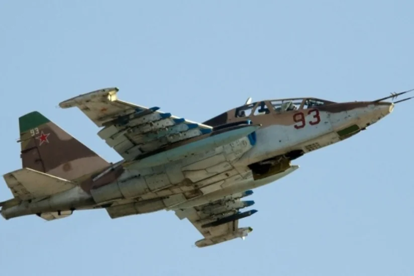 Russia's Su-25 fighter jet shot down in Ukraine 