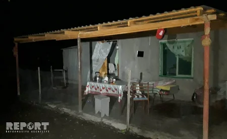 Bərdədə külək bir sıra fəsad və dağıntılar törədib