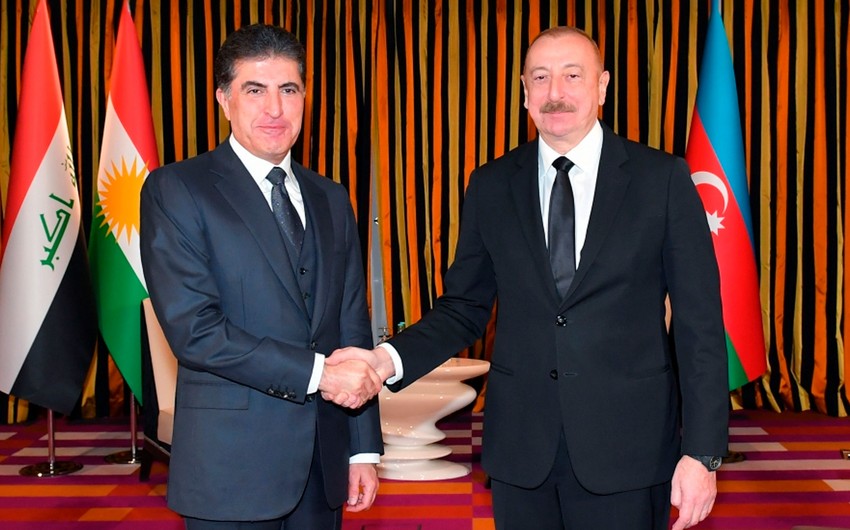 Münxendə Azərbaycan Prezidenti ilə İraq Kürdüstan Regionunun Başçısının görüşü olub - YENİLƏNİB