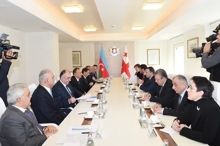 Prezident İlham Əliyev Gürcüstanda bir sıra görüşlər keçirib və səfər başa çatıb
