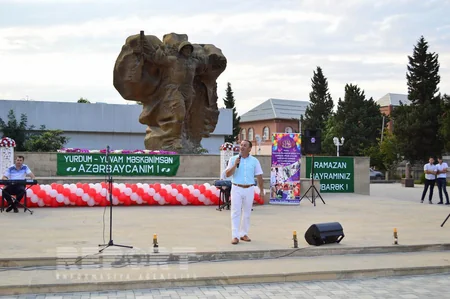 ​Ramazan bayramı münasibəti ilə Lənkəranda bayram şənliyi keçirilib - FOTO