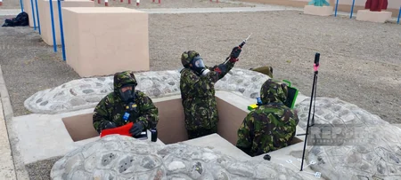 Naxçıvan Mülki müdafiə alayında təlim keçirilib