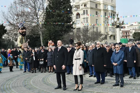 Prezident İlham Əliyev Novruz bayramı münasibətilə ümumxalq şənliyində iştirak edib - YENİLƏNİB