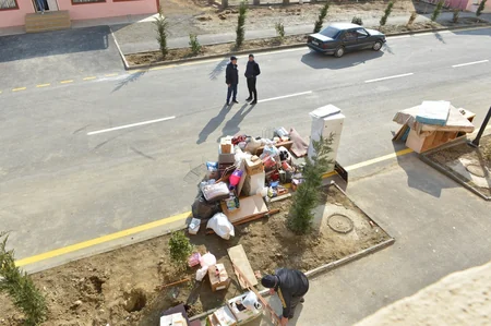 Ümid qəsəbəsində yeni yaşayış binaları məcburi köçkünlərin istifadəsinə verilib