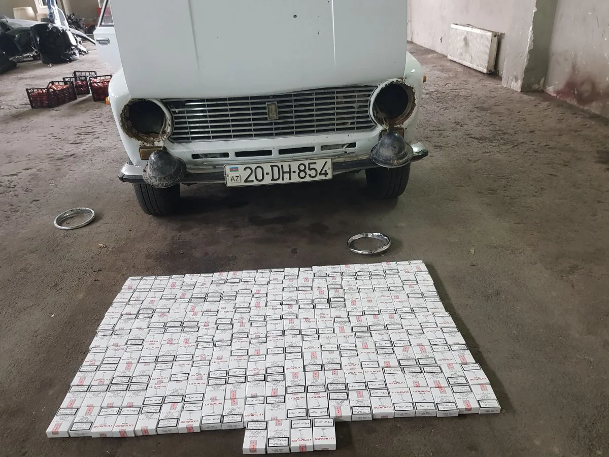 Azərbaycan gömrükçüləri 4 minə yaxin xarici markalı siqaret müsadirə ediblər