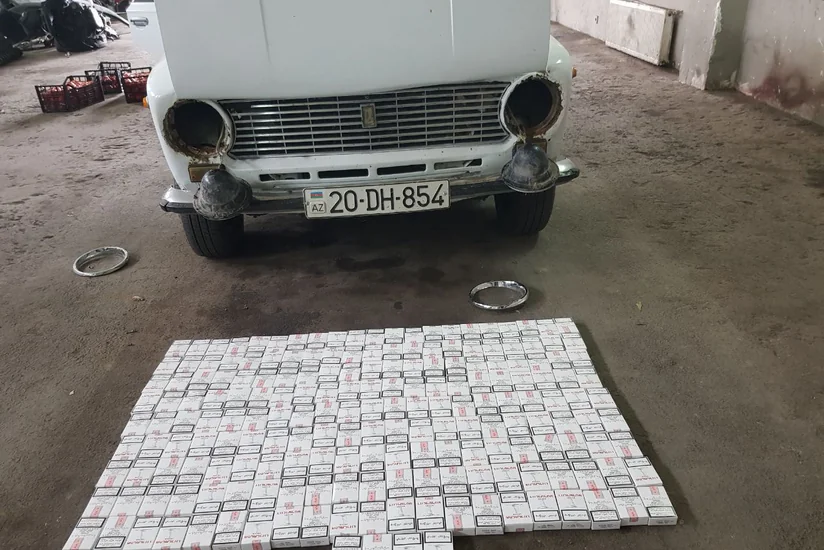 Azərbaycan gömrükçüləri 4 minə yaxin xarici markalı siqaret müsadirə ediblər