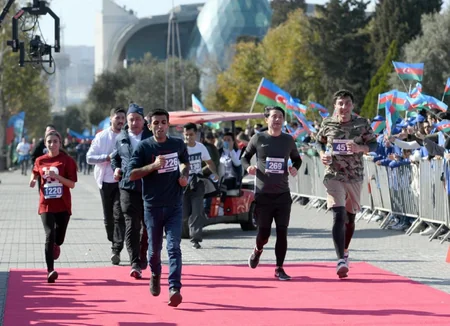 Bakıda qələbə qaçışı təşkil edilib
