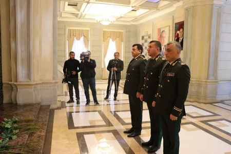 Hərbi Prokurorluqda Heydər Əliyevin xatirəsi anılıb