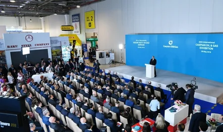 Prezident İlham Əliyev XXVI Beynəlxalq “Xəzər Neft və Qaz-2019” sərgi və konfransının açılışında iştirak edib - YENİLƏNİB